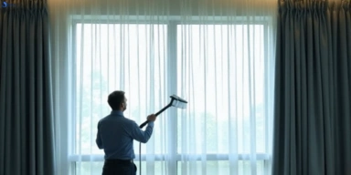 Commercial curtain steam cleaning service upper-brookfield hotels offices